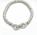 Hermès Torsade collection silver necklace