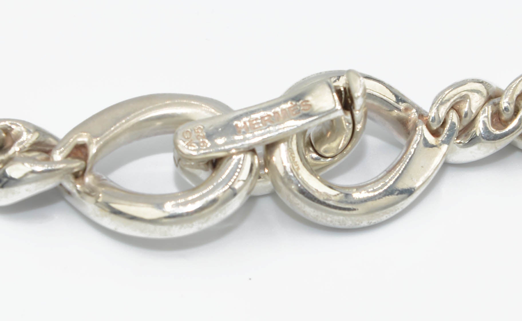 Hermès Torsade collection silver necklace