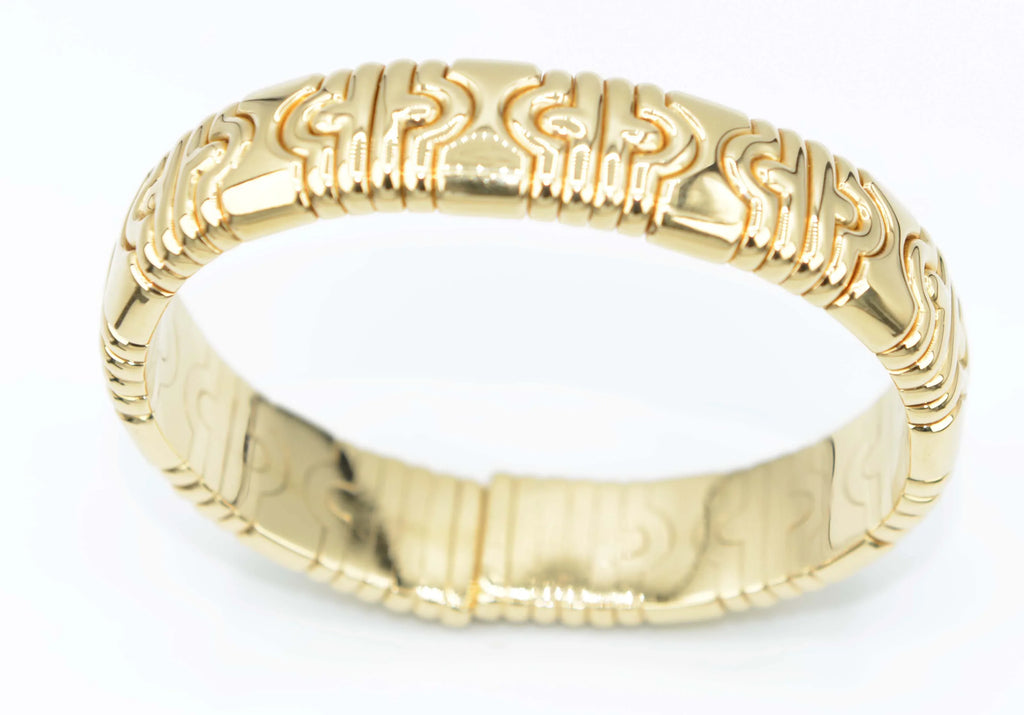 Bvlgari Parentesi Collection Yellow Gold Bangle Bracelet