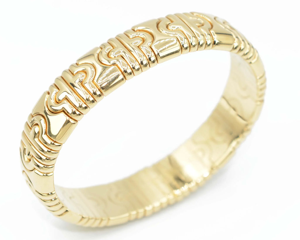 Bvlgari Parentesi Collection Yellow Gold Bangle Bracelet