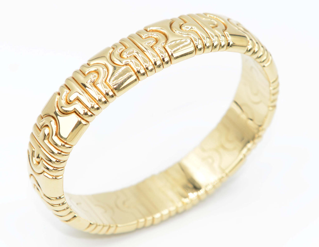 Bvlgari Parentesi Collection Yellow Gold Bangle Bracelet