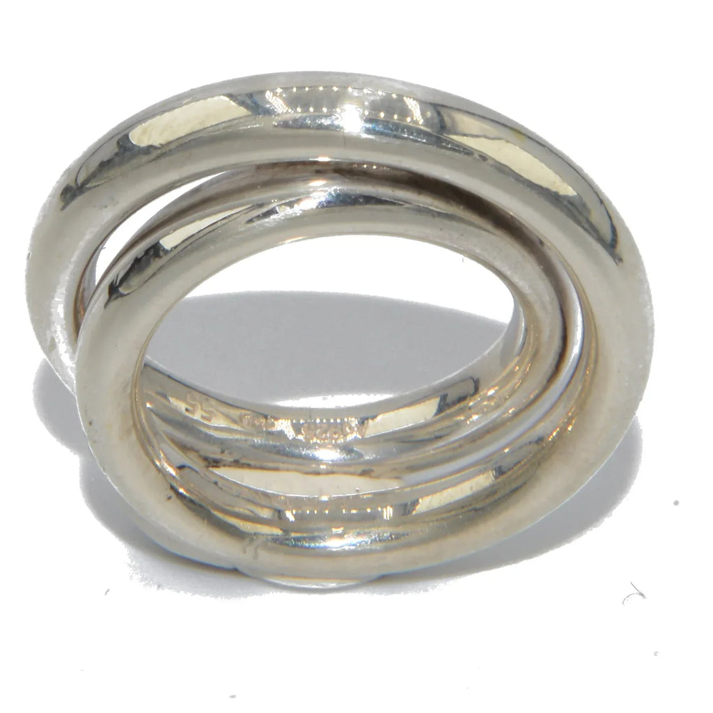 Hermès Vertige collection silver ring