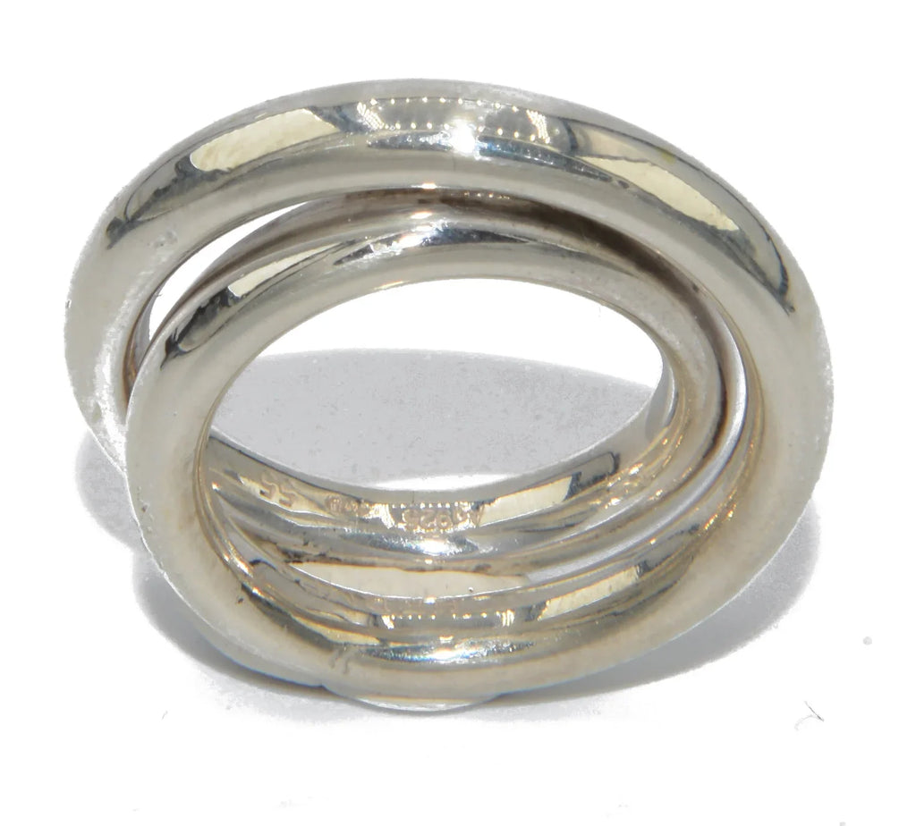 Hermès Vertige collection silver ring