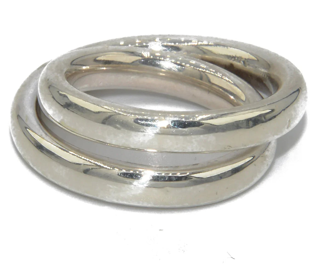 Hermès Vertige collection silver ring