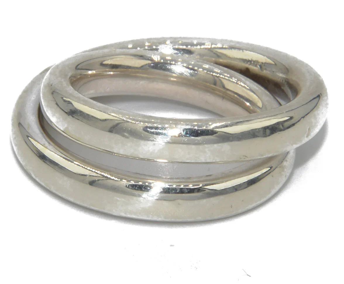 Hermès Vertige collection silver ring