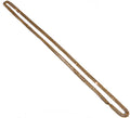 Rose gold necklace in a flat curb chain design