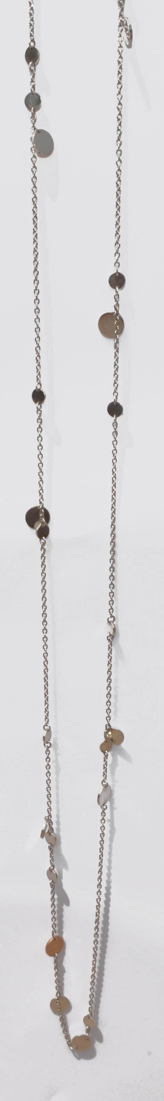 Hermès Confettis sterling silver necklace