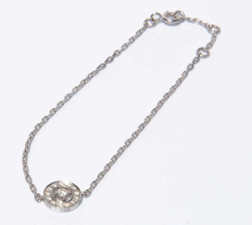 Bracelet de la maison Boucheron en or gris et diamant