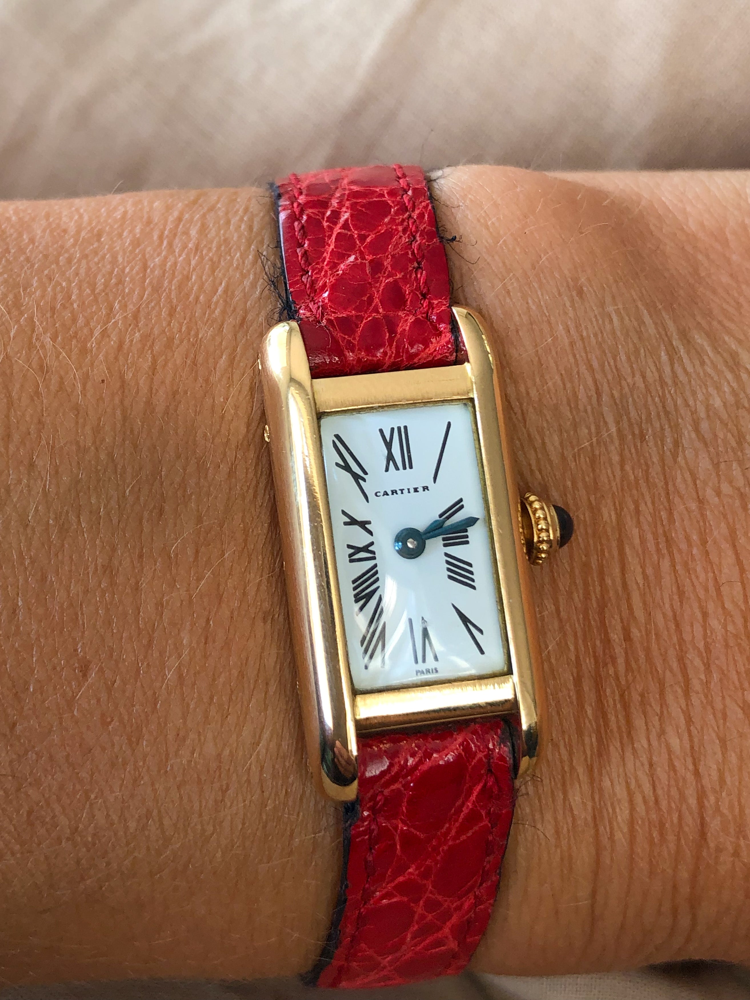Montre Mini Tank de la maison Cartier
