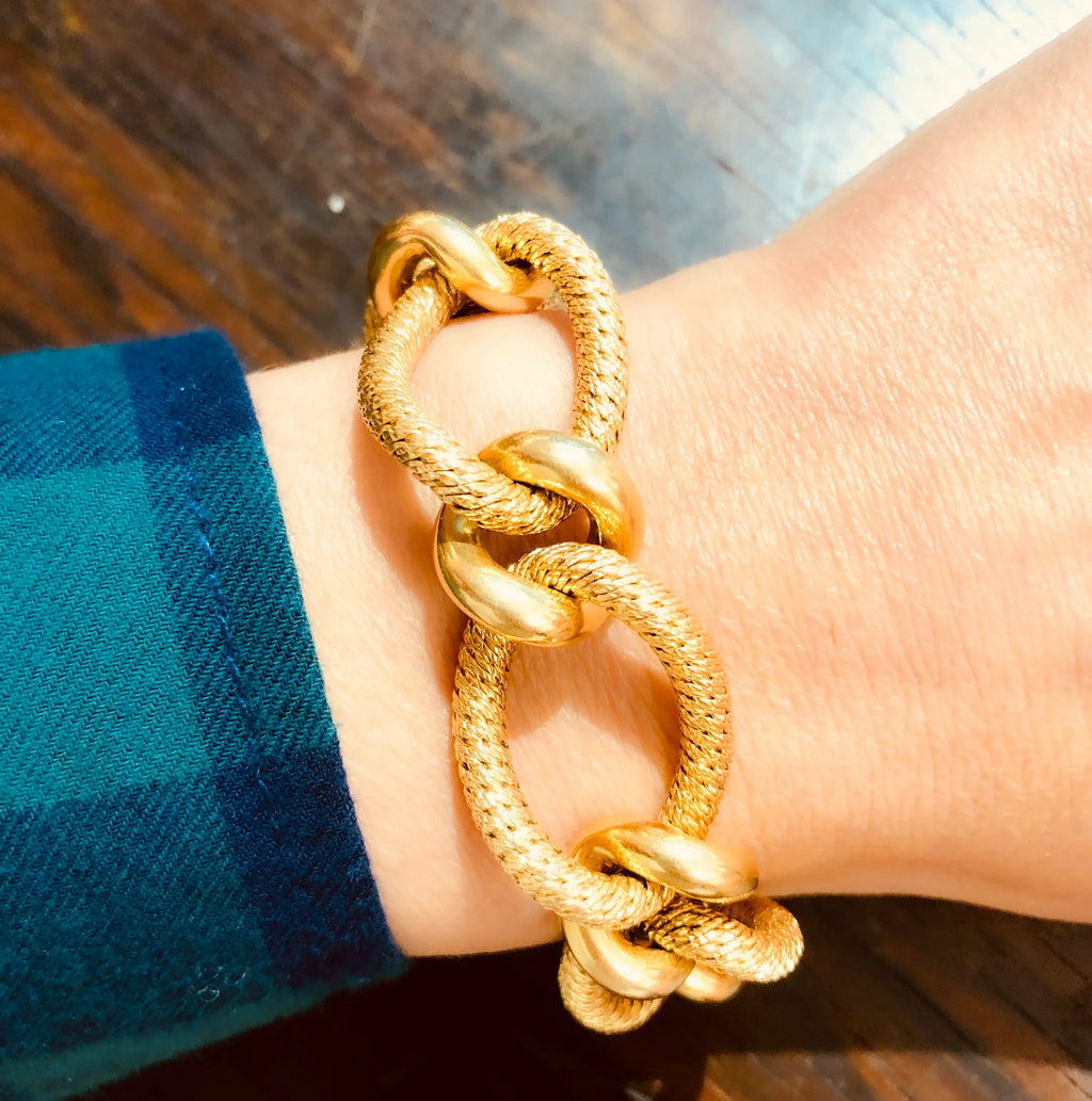 Bracelet en or jaune Georges Lenfant