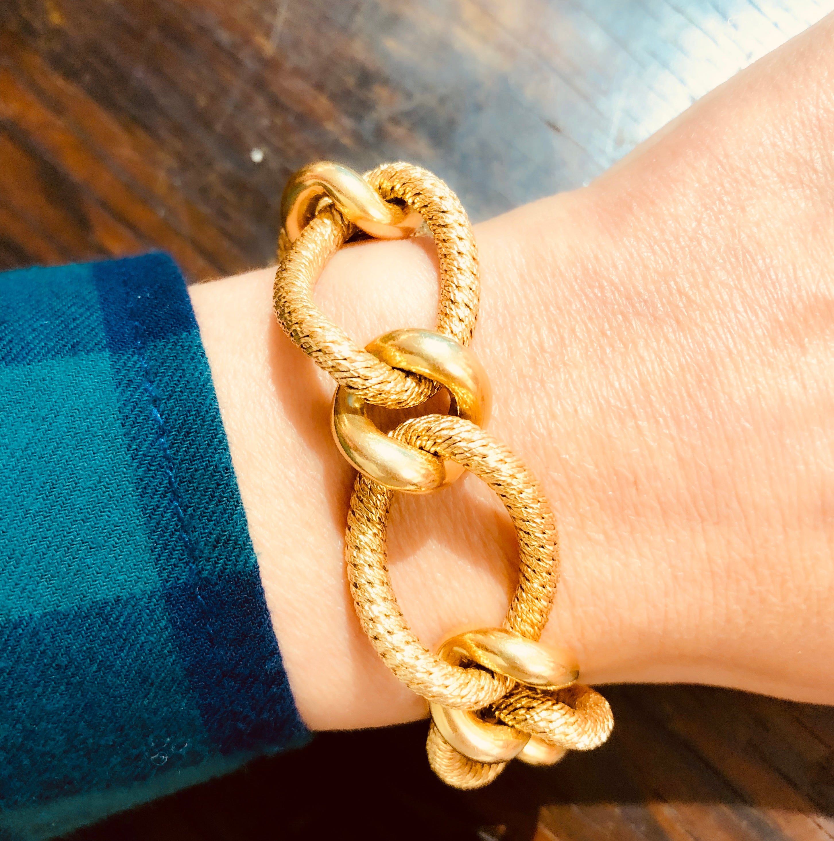 Bracelet en or jaune Georges Lenfant