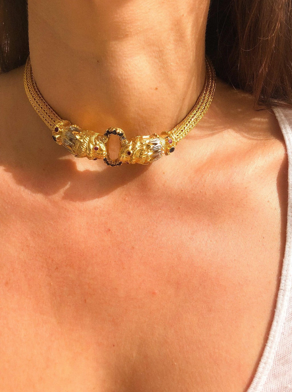 Yellow gold necklace from Lalaounis