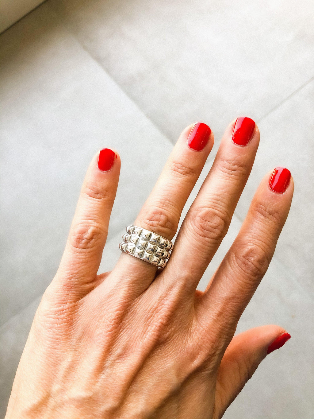 Hermès Espionne ring in silver