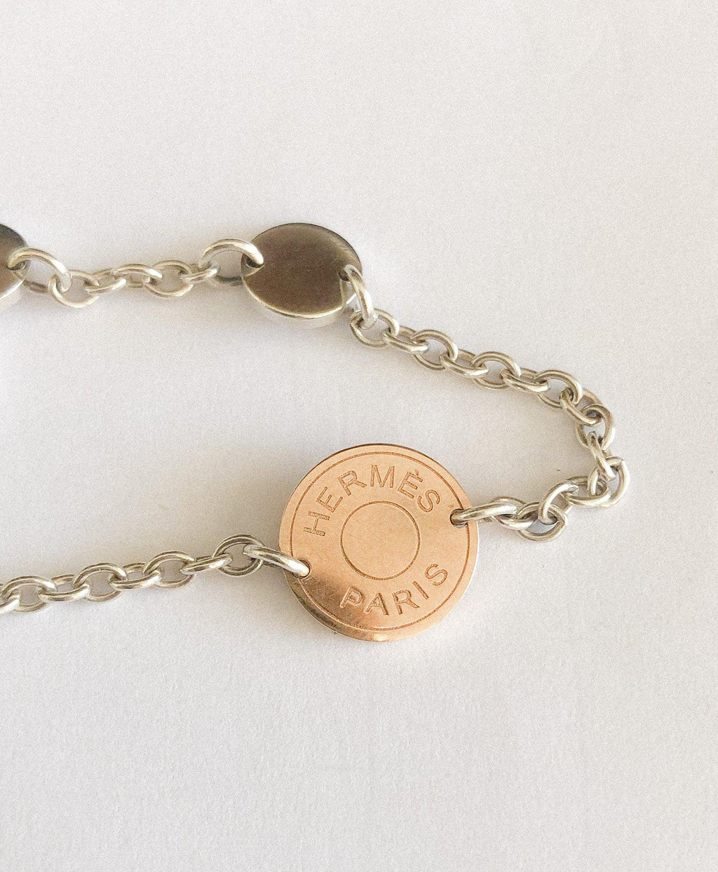 Hermès Confettis sterling silver necklace