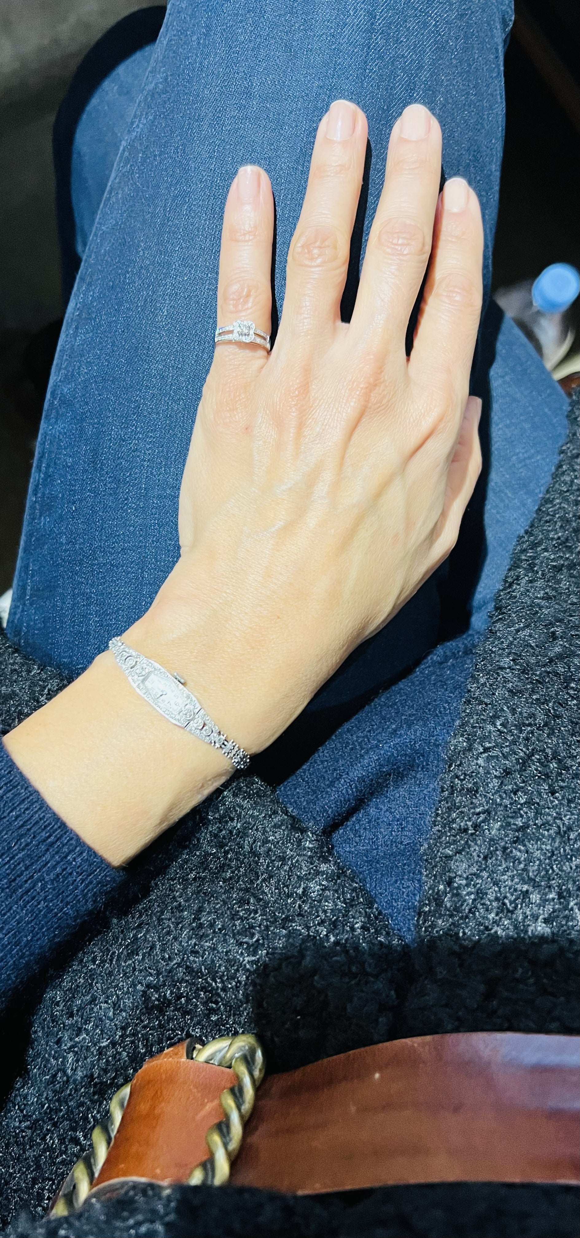 Mauboussin white gold and diamond ring