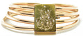 Rose gold bangle bracelet