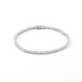 Bracelet rivière or gris en diamants