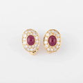 Boucles d'oreilles en rubis et diamants de la maison Van Cleef and Arpels