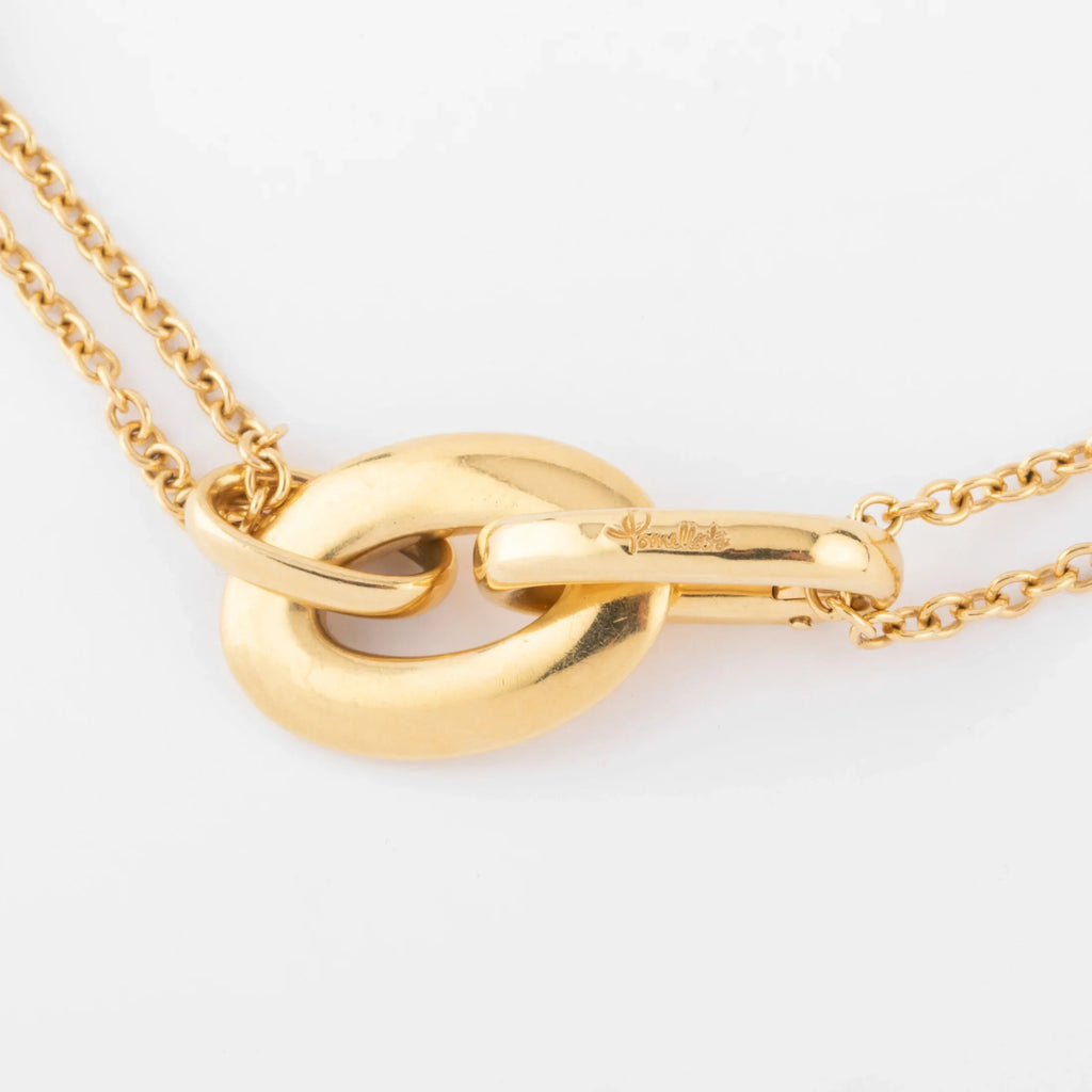 Yellow gold necklace from Pomellato