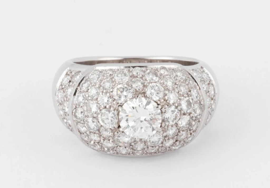 Diamond pavé ring
