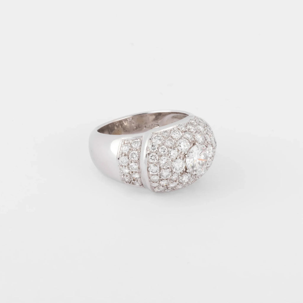 Diamond pavé ring