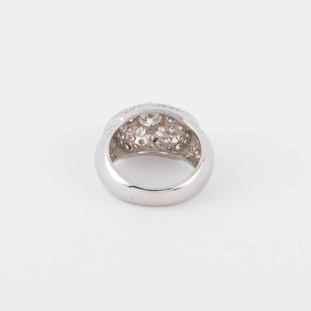Diamond pavé ring