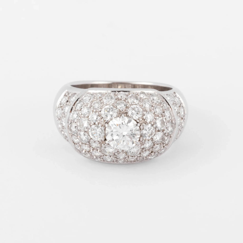 Diamond pavé ring