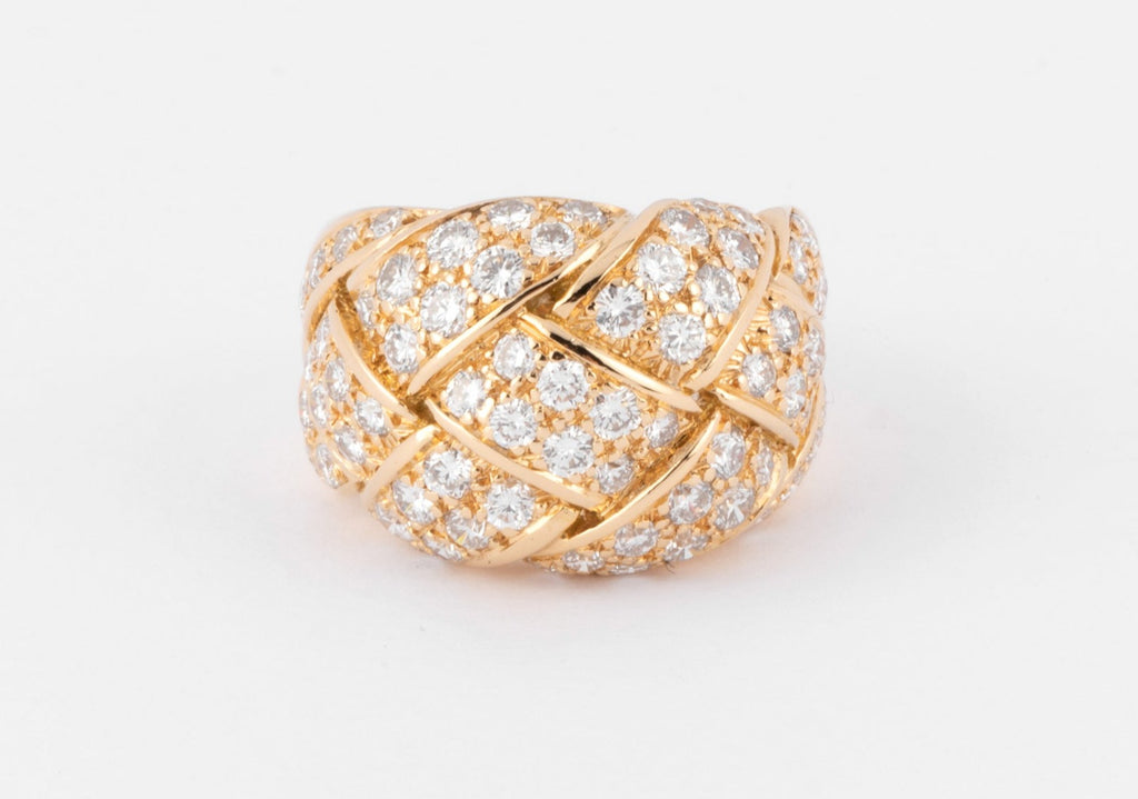 Van Cleef & Arpels Yellow Gold and Diamond Ring