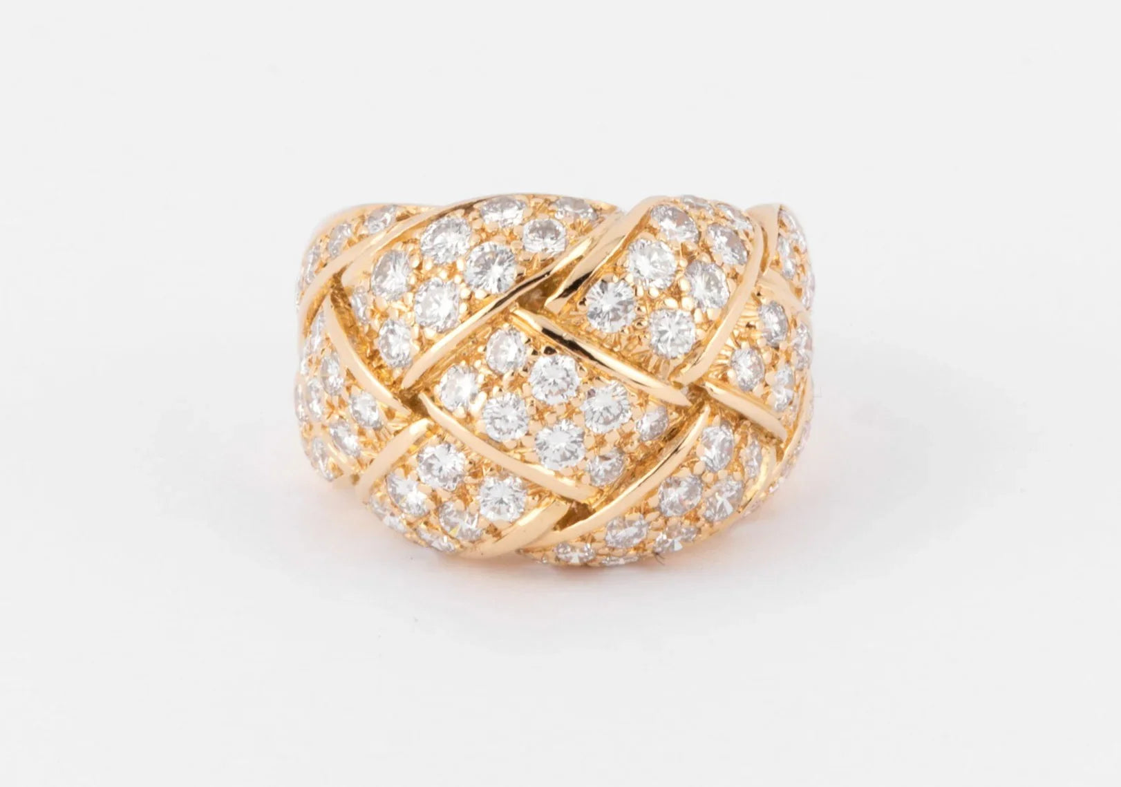 Van Cleef & Arpels Yellow Gold and Diamond Ring