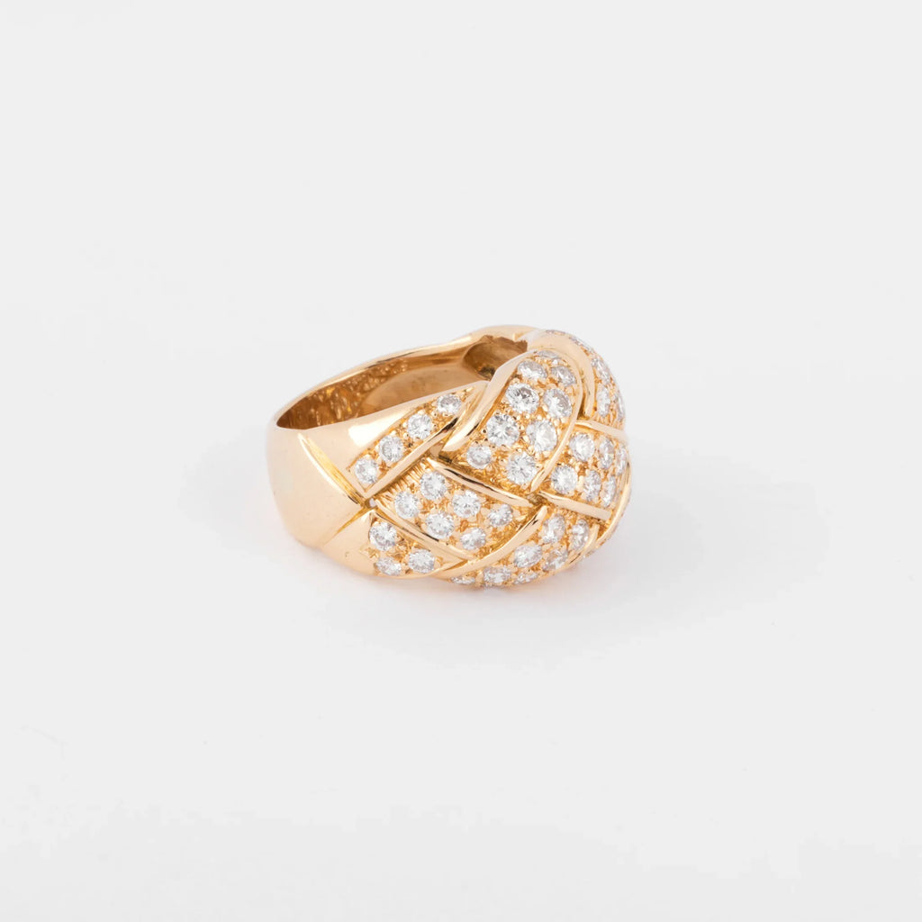Van Cleef & Arpels Yellow Gold and Diamond Ring