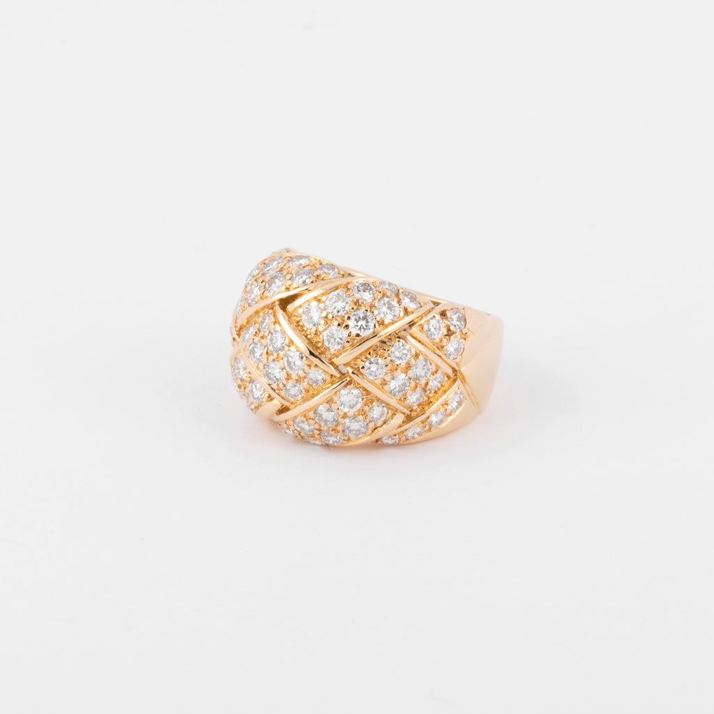 Van Cleef & Arpels Yellow Gold and Diamond Ring
