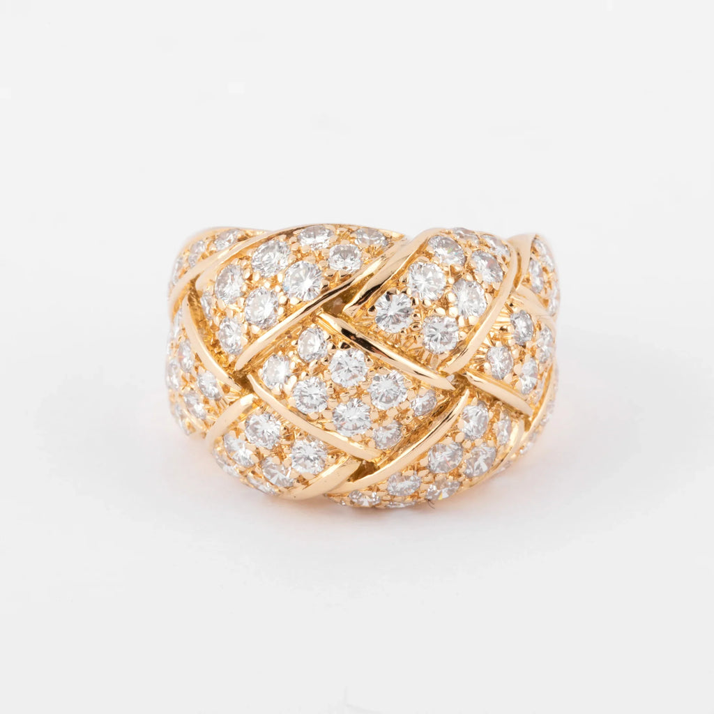 Van Cleef & Arpels Yellow Gold and Diamond Ring