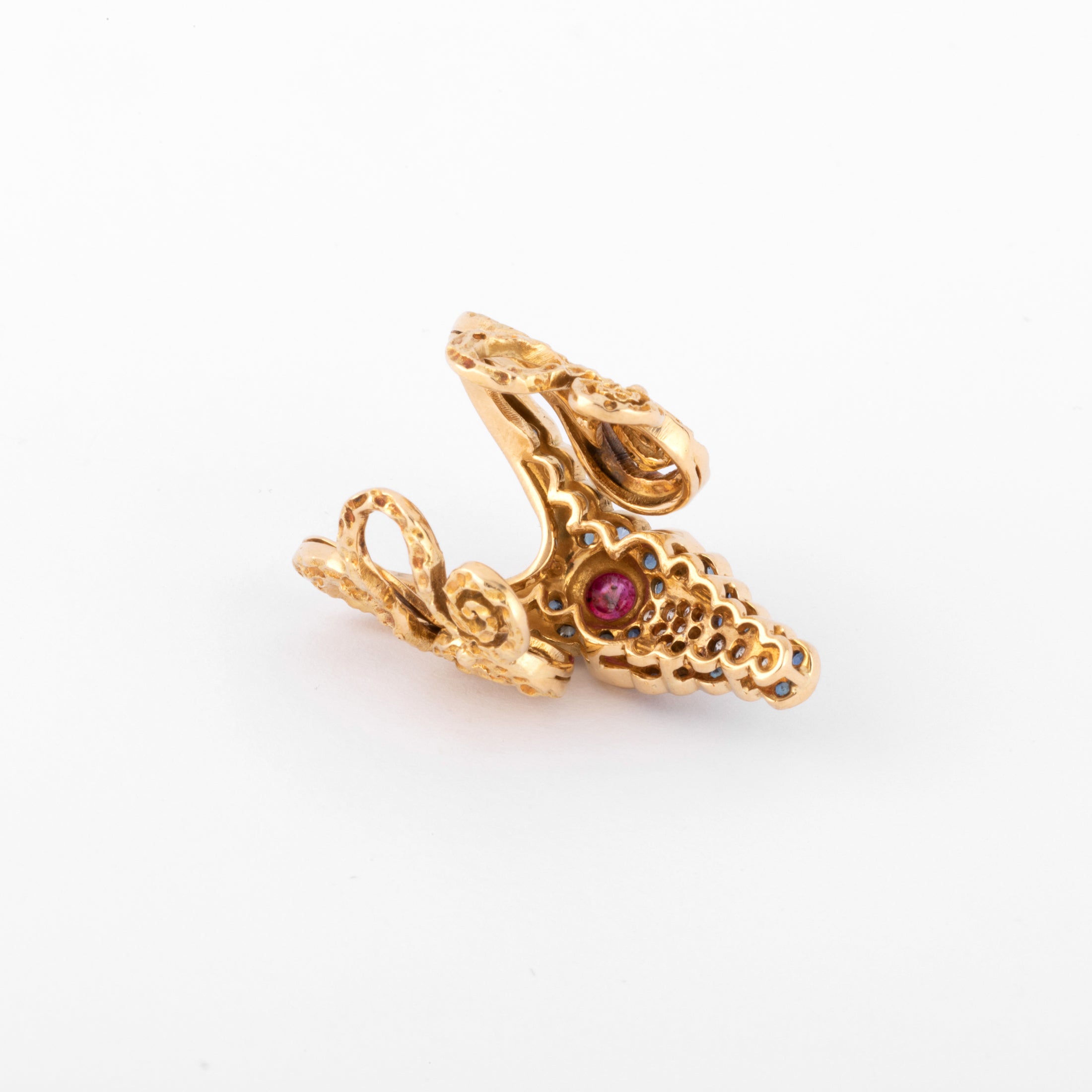 Lalaounis Yellow Gold Crocodile Head Ring
