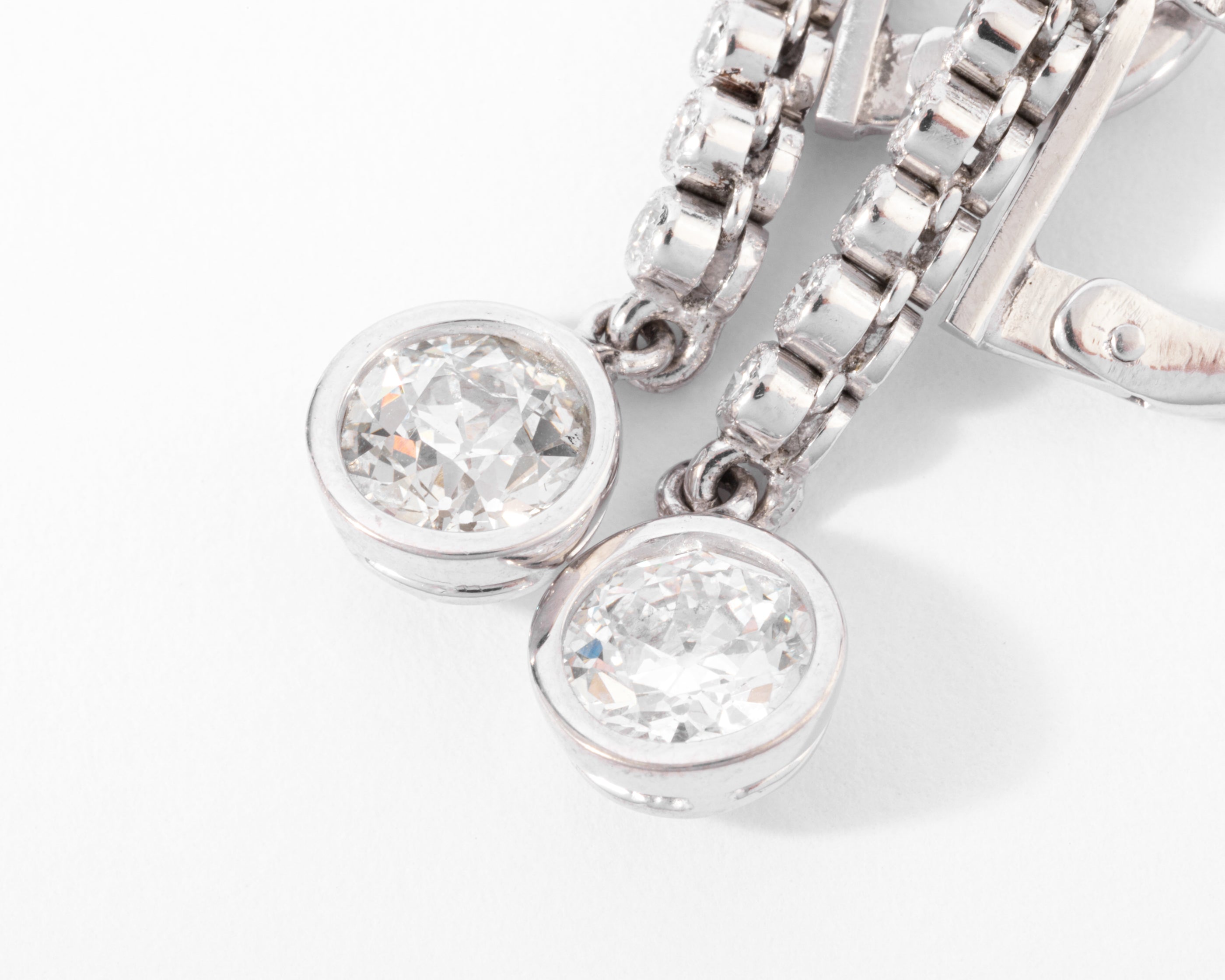 Dormeuse en platine diamant
