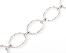 Charger l&#39;image dans la galerie, Bracelet maillons ovales en diamant
