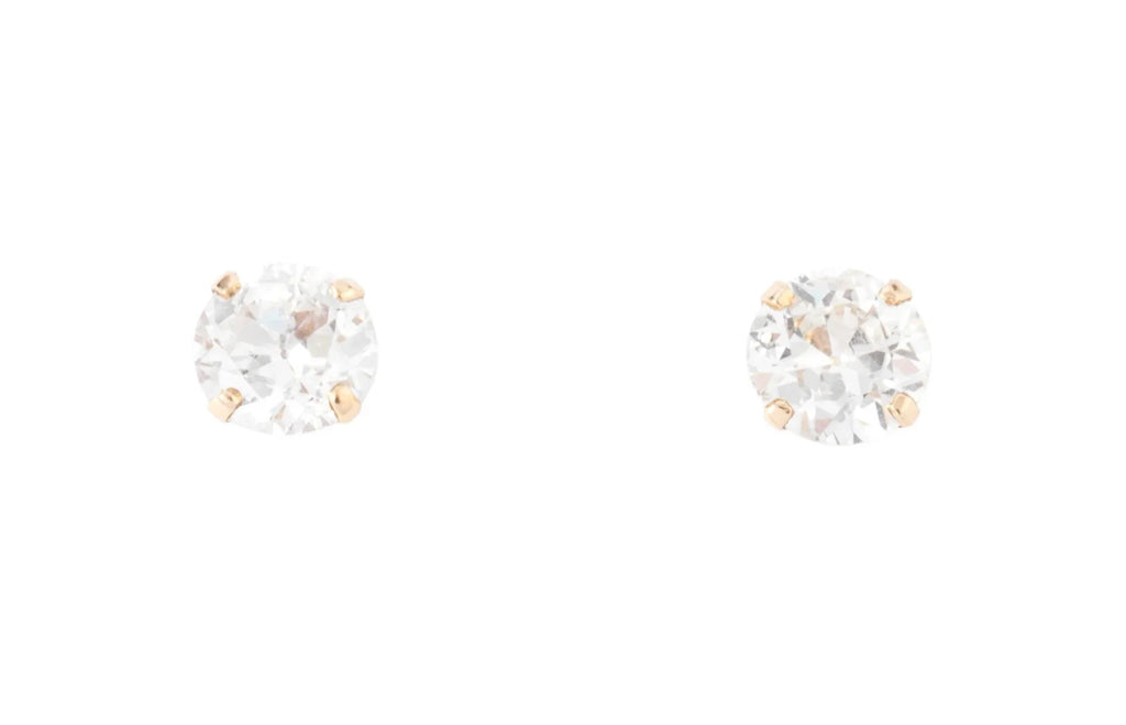 Paire de boucles d'oreilles en diamant taille ancienne