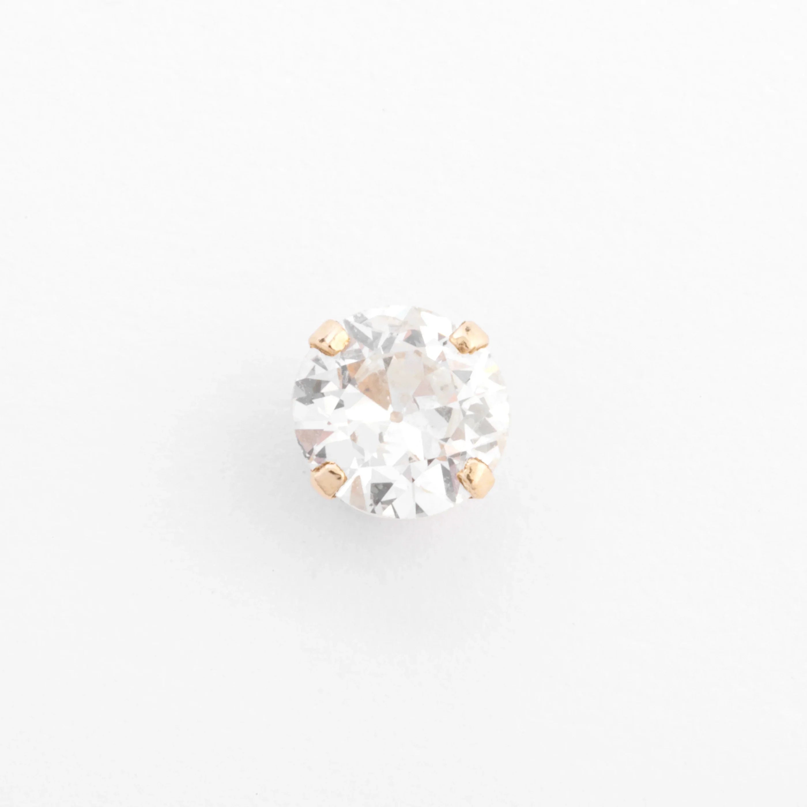 Paire de boucles d'oreilles en diamant taille ancienne