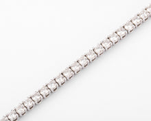 Charger l&#39;image dans la galerie, Bracelet riviere en diamant et or gris
