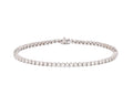 Diamond and white gold tennis bracelet