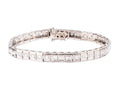 Platinum diamond river bracelet